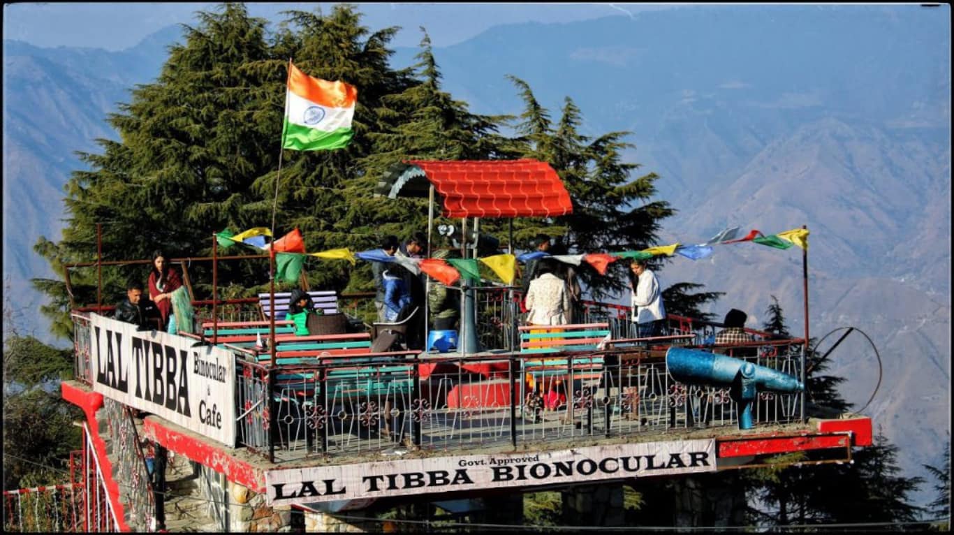 Panoramic Himalayan view from Lal Tibba
