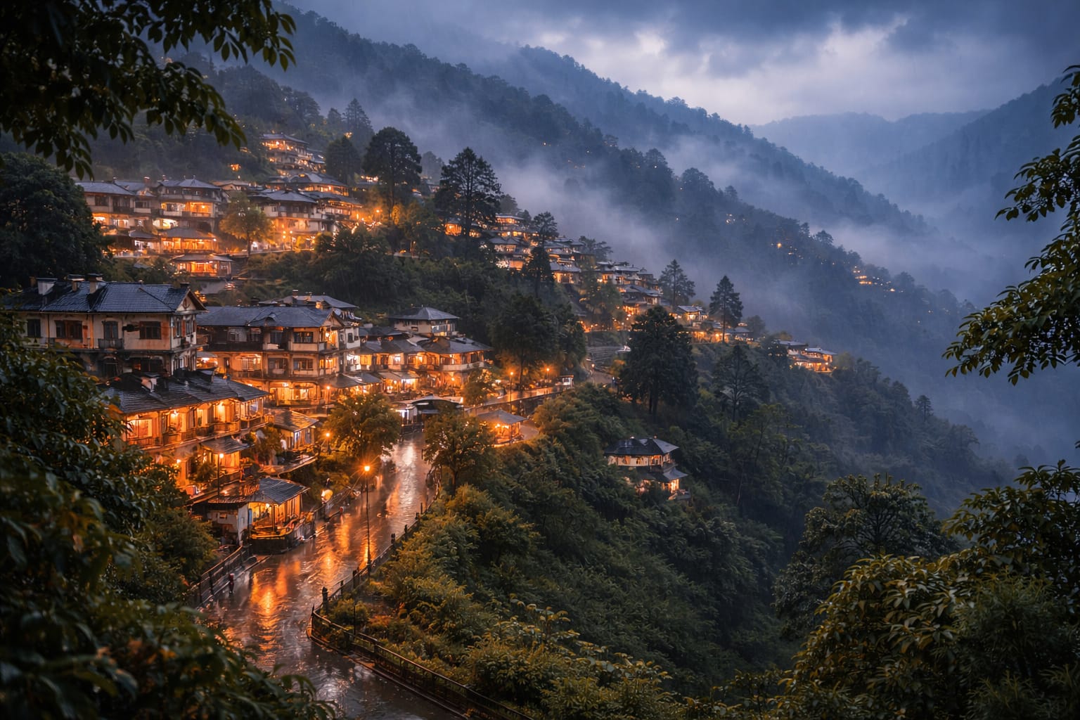 Rainy hill station experience in Mussoorie